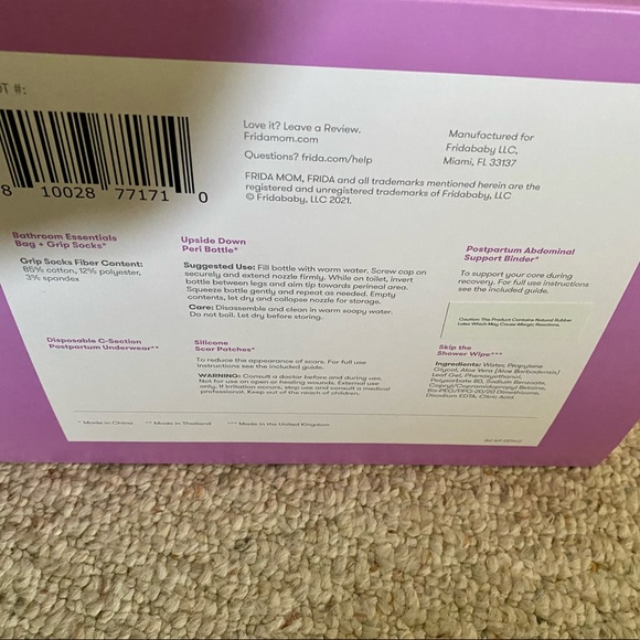Frida Mom C-Section Recovery Kit for Labor, Delivery, & Postpartum - Picture 4 of 4